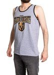 Calhoun NHL Surf & Skate Mens Gradient Print Contrast Trim Tank Top (Vegas Golden Knights, Large)