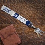 Rico Industries NHL Hockey Tampa Bay Lightning Standard Wrist Lanyard Key Chain, Cute Wristlet Strap Keychain Holder for Women Men Car Keys ID Badges Card Wallet Phone Camera