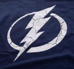 Calhoun Mens Officially Licensed NHL French Terry Long Sleeve Rashguard (Large, Tampa Bay Lightning)