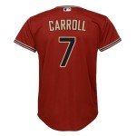 Corbin Carroll Arizona Diamondbacks MLB Kids Youth 8-20 Red Alternate Player Jersey (10-12)