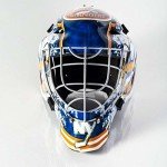 Franklin Sports New York Islanders NHL Hockey Goalie Face Mask - Goalie Mask for Kids Street Hockey - Youth NHL Team Masks for Kids