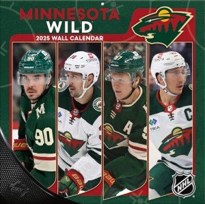 TURNER SPORTS Minnesota Wild 2025 12x12 Team Wall Calendar (25998011944)