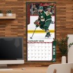 TURNER SPORTS Minnesota Wild 2025 12x12 Team Wall Calendar (25998011944)