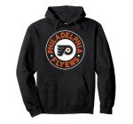 Philadelphia Flyers Symbol Black Officially Licensed Pullover Hoodie