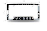 Rico Industries NHL Hockey Los Angeles Kings Wave 12" x 6" Chrome All Over Automotive License Plate Frame for Car/Truck/SUV