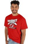 Blue 84 Standard NHL Officially Licensed T-Shirt Retro 90's Hockey Team Color