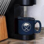 Rico Industries NHL Hockey Chicago Blackhawks Black Speckle 12oz Laser Engraved Campfire Mug