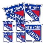 Desert Cactus New York Rangers Sticker NHL Team National Hockey League Vinyl Decal Laptop Water Bottle Car Scrapbook Sheet (Type 3 - Main Logo)