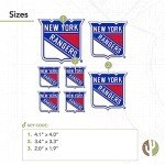 Desert Cactus New York Rangers Sticker NHL Team National Hockey League Vinyl Decal Laptop Water Bottle Car Scrapbook Sheet (Type 3 - Main Logo)
