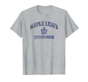 Toronto Maple Leafs Vintage Hockey Gray Officially Licensed T-Shirt