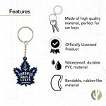 Desert Cactus Toronto Maple Leafs Keychain NHL National Hockey League Car Keys Holder (PVC)