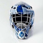 Franklin Sports Toronto Maple Leafs NHL Hockey Goalie Face Mask - Goalie Mask for Kids Street Hockey - Youth NHL Team Masks for Kids
