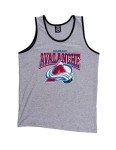 Calhoun NHL Surf & Skate Mens Gradient Print Contrast Trim Tank Top (Colorado Avalanche, Large)