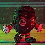 Bleacher Creatures New Jersey Devils 8" Kuricha Hockey Puck Sitting Plushies- Soft Chibi Inspired Plush