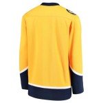 Fanatics Youth Nashville Predators Home Replica Jersey NHL Licensed Hockey Jersey Size S/M Ages 8-12 Years Yellow, Small-Medium