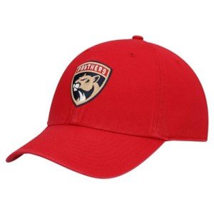 Outerstuff Florida Panthers Youth Boys Girls Size Core Team Logo Adjustable Strapback Hat, Red