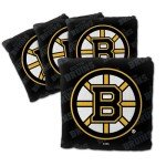 YouTheFan NHL Boston Bruins Cornhole Bags - 4PK - Black