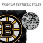 YouTheFan NHL Boston Bruins Cornhole Bags - 4PK - Black