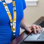 Rico Industries NHL Hockey St. Louis Blues Standard Wrist Lanyard Key Chain, Cute Wristlet Strap Keychain Holder for Women Men Car Keys ID Badges Card Wallet Phone Camera