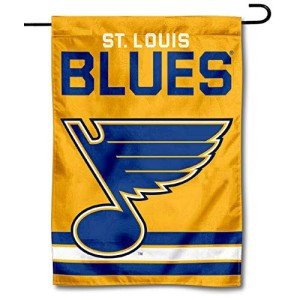 WinCraft St. Louis Blues Gold Double Sided Garden Banner Flag