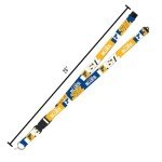 Rico Industries NHL Hockey St. Louis Blues Standard Wrist Lanyard Key Chain, Cute Wristlet Strap Keychain Holder for Women Men Car Keys ID Badges Card Wallet Phone Camera