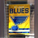 WinCraft St. Louis Blues Gold Double Sided Garden Banner Flag