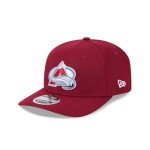 New Era NHL 9SEVENTY Stretch-Snap Adjustable Snapback Hat Cap One Size (US, Alpha, One Size, Colorado Avalanche - Maroon)