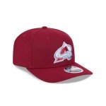 New Era NHL 9SEVENTY Stretch-Snap Adjustable Snapback Hat Cap One Size (US, Alpha, One Size, Colorado Avalanche - Maroon)
