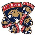 Desert Cactus Florida Panthers Team NHL National Hockey League Sticker Vinyl Decal Laptop Water Bottle Car Scrapbook (Type 3 - Main Logo)