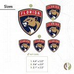 Desert Cactus Florida Panthers Team NHL National Hockey League Sticker Vinyl Decal Laptop Water Bottle Car Scrapbook (Type 3 - Main Logo)