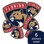 Desert Cactus Florida Panthers Team NHL National Hockey League Sticker Vinyl Decal Laptop Water Bottle Car Scrapbook (Type 3 - Main Logo)