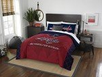 The Northwest Company NHL Washington Capitals Comforter and Sham Set, Full/Queen, Draft