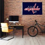 Rico Industries NHL Washington Capitals 3-Foot by 5-Foot Single Sided Banner Flag with Grommets