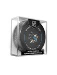 San Jose Sharks Official Game Hockey Puck with Holder