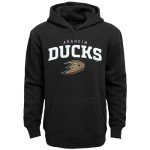 NHL Kids Youth 8-20 Official Team Lock Up Pullover Hoodie Sweatshirt (US, Numeric, 18, 20, Regular, Anaheim Ducks - Black)