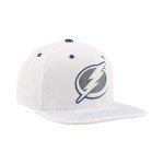 ZHATS Standard NHL Officially Licensed Adjustable Snapback Hat Flat Bill Z11 Pop White, One Size
