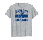 Tampa Bay Lightning Stripe Gray Officially Licensed T-Shirt