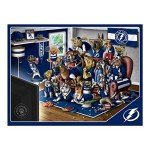YouTheFan unisex adult Tampa Bay Lightning Purebred Fans 500pc Puzzle A Real Nailbiter , Team Colors, 500 Piece US
