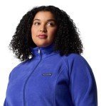 Columbia Womens Benton Springs Full Zip Fleece Jacket, Clematis Blue, 3X