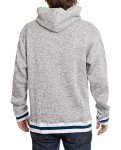 Calhoun NHL Surf & Skate Mens Muskoka Team Striped Premium Pullover Hoodie (New York Islanders, Medium)