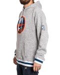 Calhoun NHL Surf & Skate Mens Muskoka Team Striped Premium Pullover Hoodie (New York Islanders, Medium)