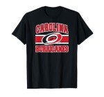 Carolina Hurricanes Stripe Black Officially Licensed T-Shirt