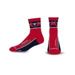 For Bare Feet NHL WASHINGTON CAPITALS Lil' Deuce Quarter Sock Team Color Large