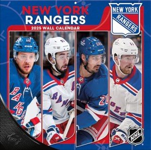 TURNER SPORTS New York Rangers 2025 12x12 Team Wall Calendar (25998011949)