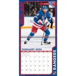 TURNER SPORTS New York Rangers 2025 12x12 Team Wall Calendar (25998011949)