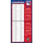 TURNER SPORTS New York Rangers 2025 12x12 Team Wall Calendar (25998011949)
