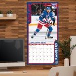 TURNER SPORTS New York Rangers 2025 12x12 Team Wall Calendar (25998011949)