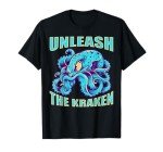 Kraken Sea Monster Vintage Unleash the Kraken Giant Kraken T-Shirt