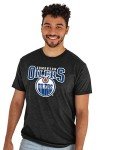 Blue 84 Standard NHL Officially Licensed T-Shirt Heathered Black
