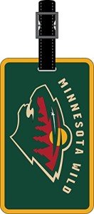 Aminco NHL Minnesota Wild Soft Bag Tag, Size 7.5